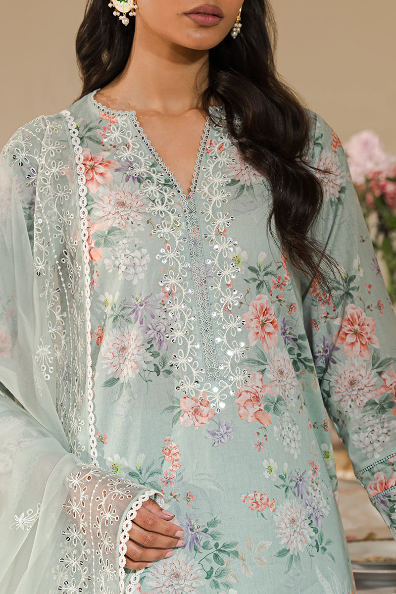 PEARL FLORAL-3 PIECE EMBROIDERED LAWN SUIT