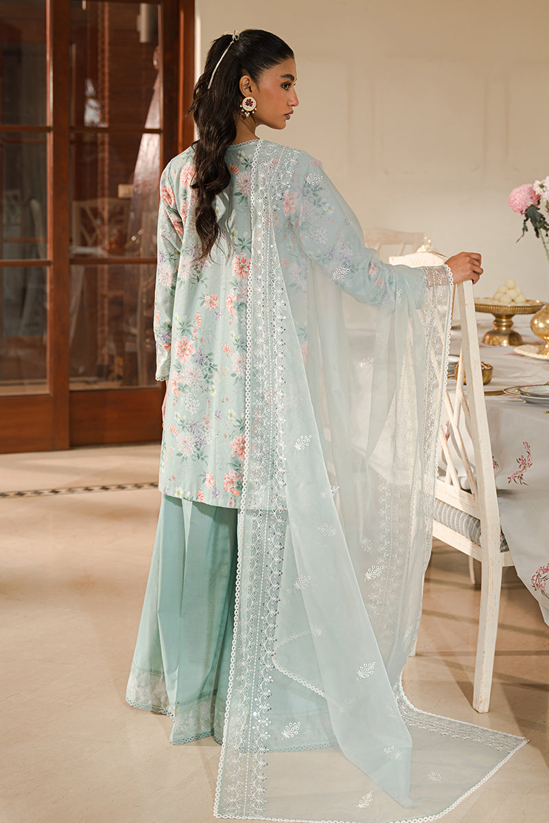 PEARL FLORAL-3 PIECE EMBROIDERED LAWN SUIT