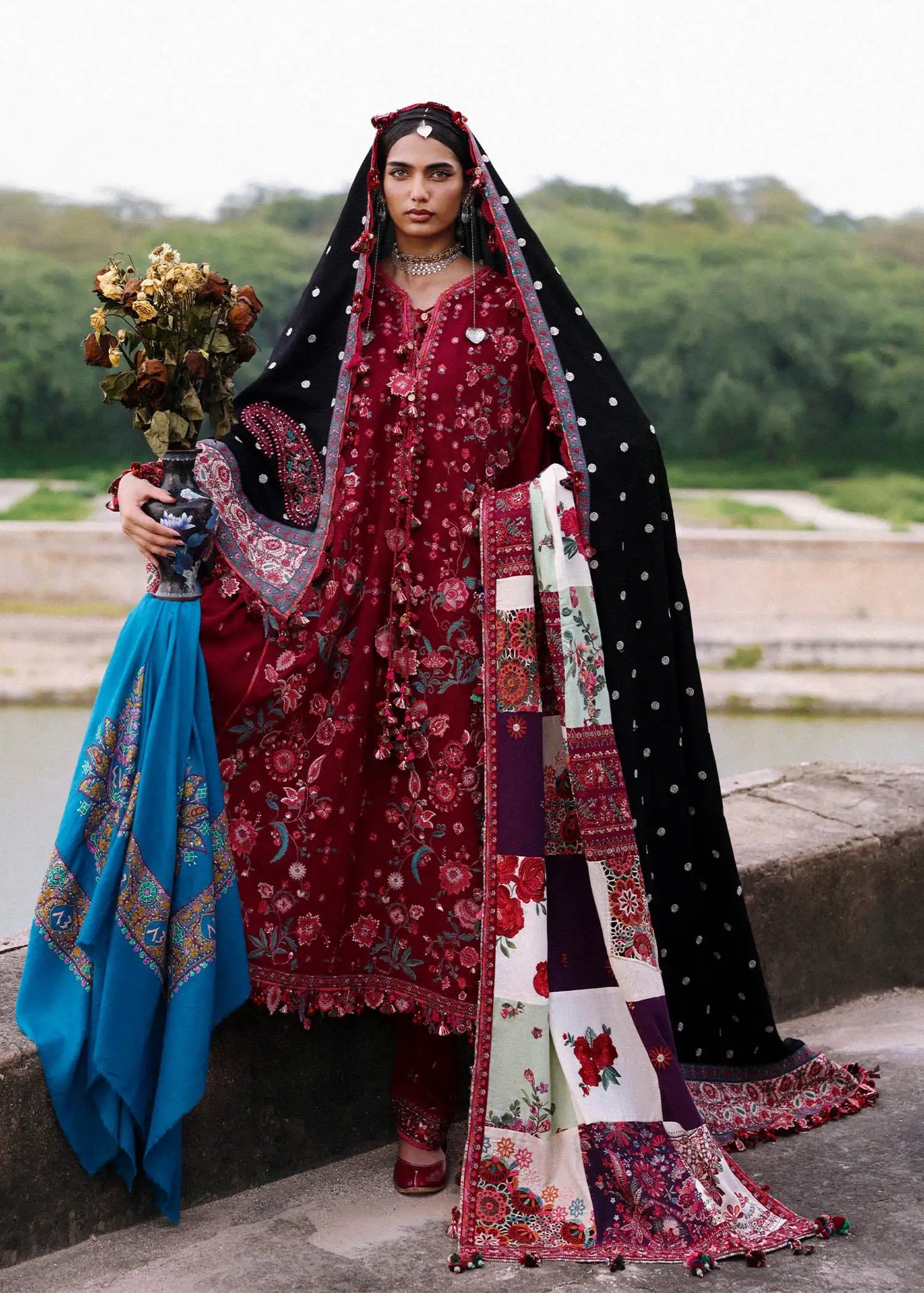 Hussain Rehar Karandi Unstitched '25 - Pankhuri