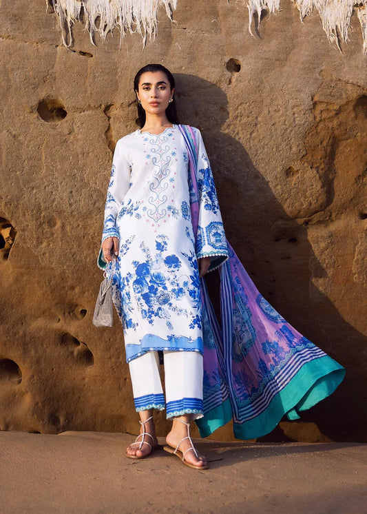Blue Pottery | Sadaf Fawad Khan Everyday Lawn 2025