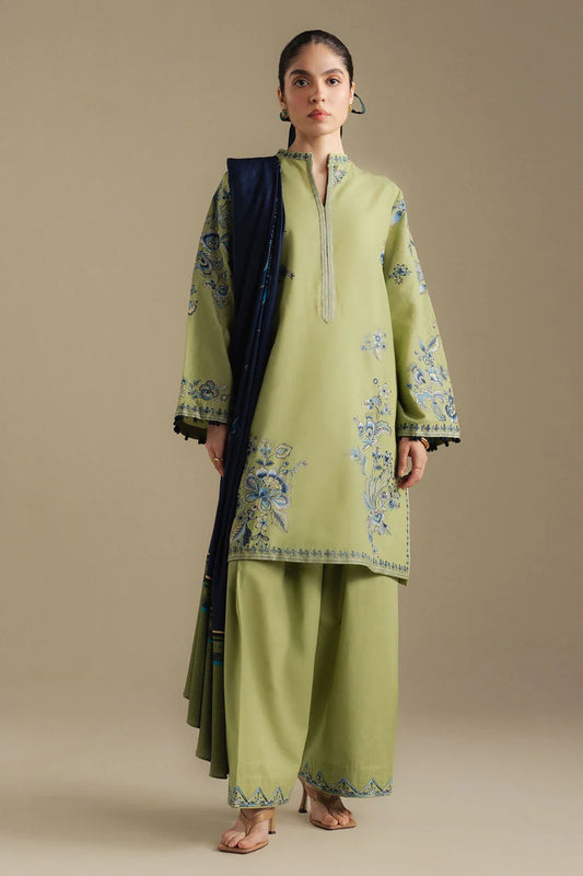 SNOWDROP-10B | Coco Winter Unstitched’25 | Zara Shahjahan