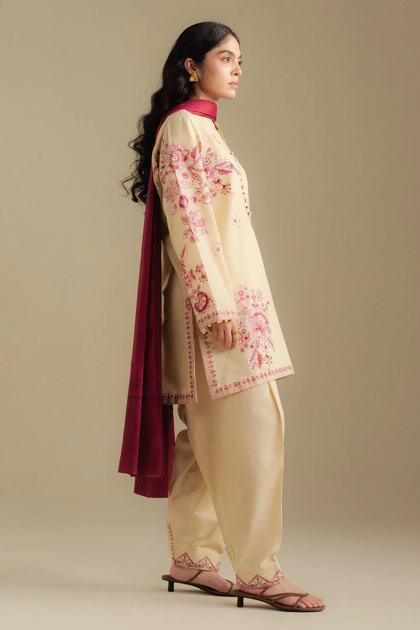 SNOWDROP-10A | Coco Winter Unstitched’25 | Zara Shahjahan