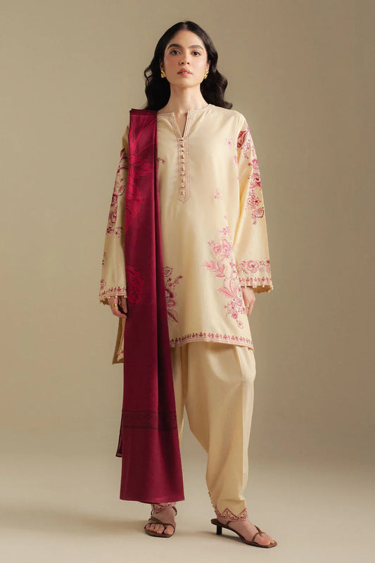 SNOWDROP-10A | Coco Winter Unstitched’25 | Zara Shahjahan