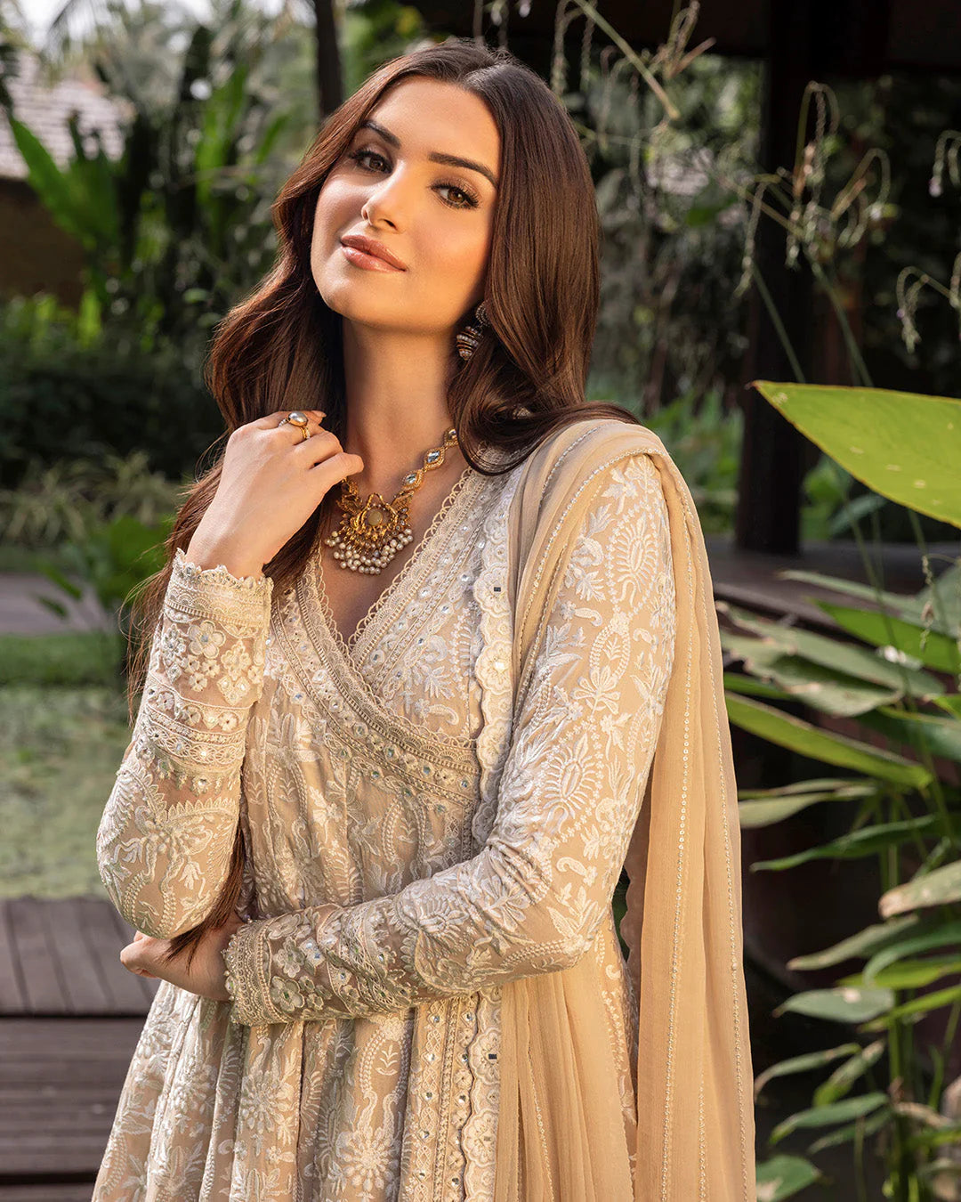 Faiza Saqlain Zinnia Luxury Lawn '25 - Ilima