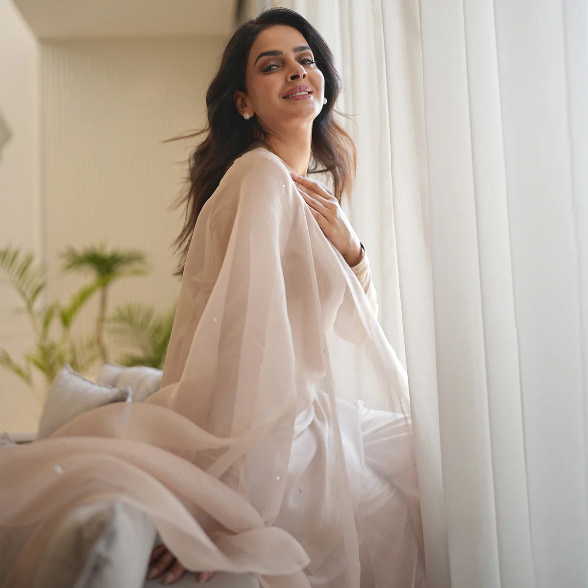 Sadaf Kanwal Personalised '25 - Saba Qamar Beige