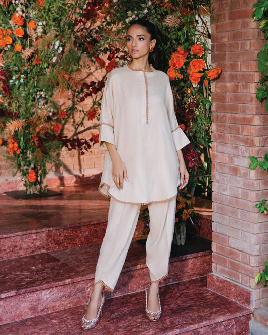 Nia Mia Pashmina/Velvets'24 - Pashmina Creme