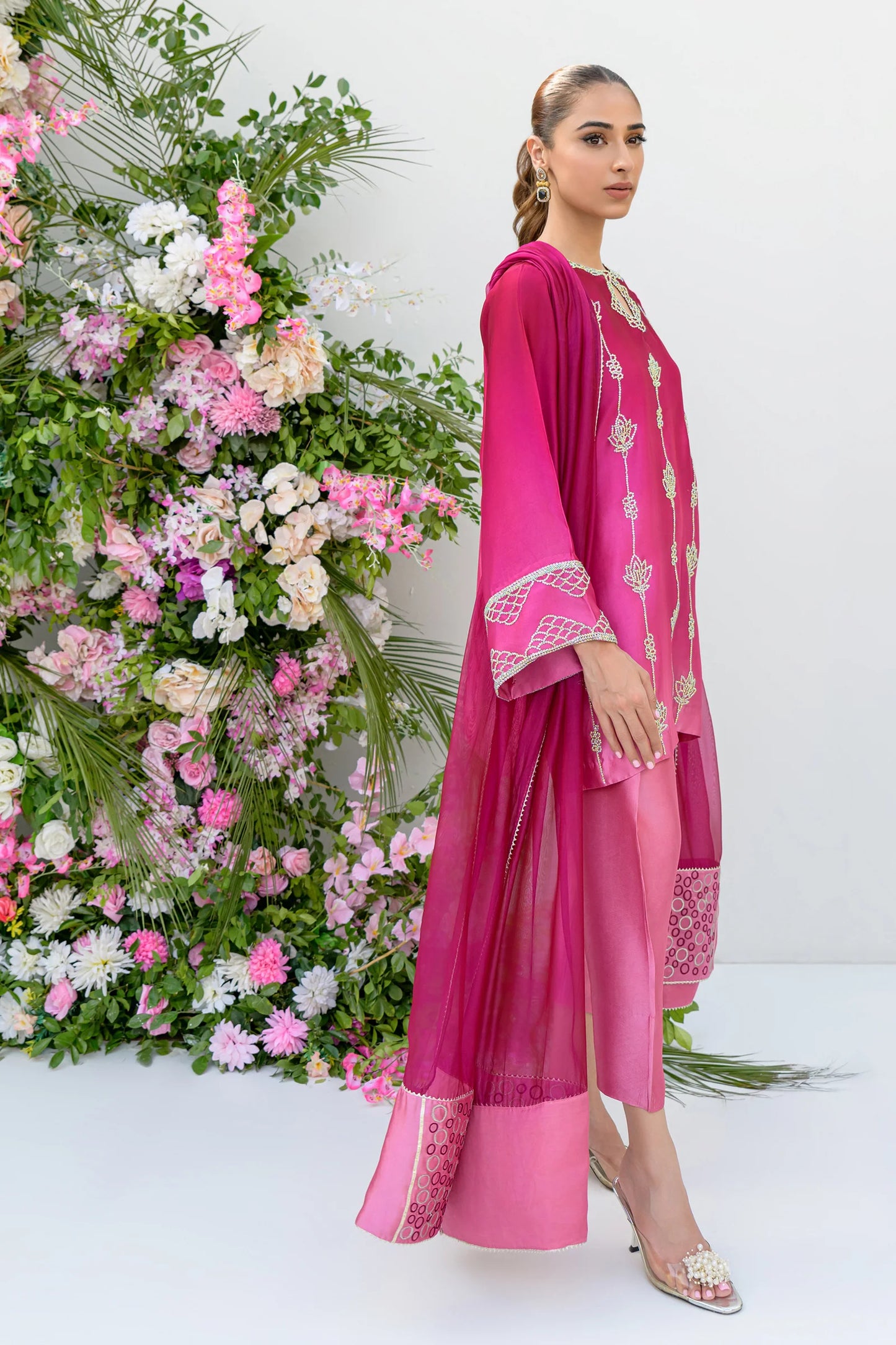 Flairs Studio Freya, Festive Wear'24 - Shades of Pink