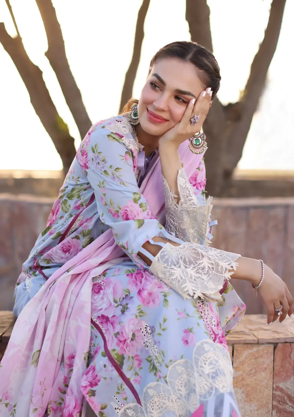 Elaf Chikankari Lawn 2024 | ECK-04A