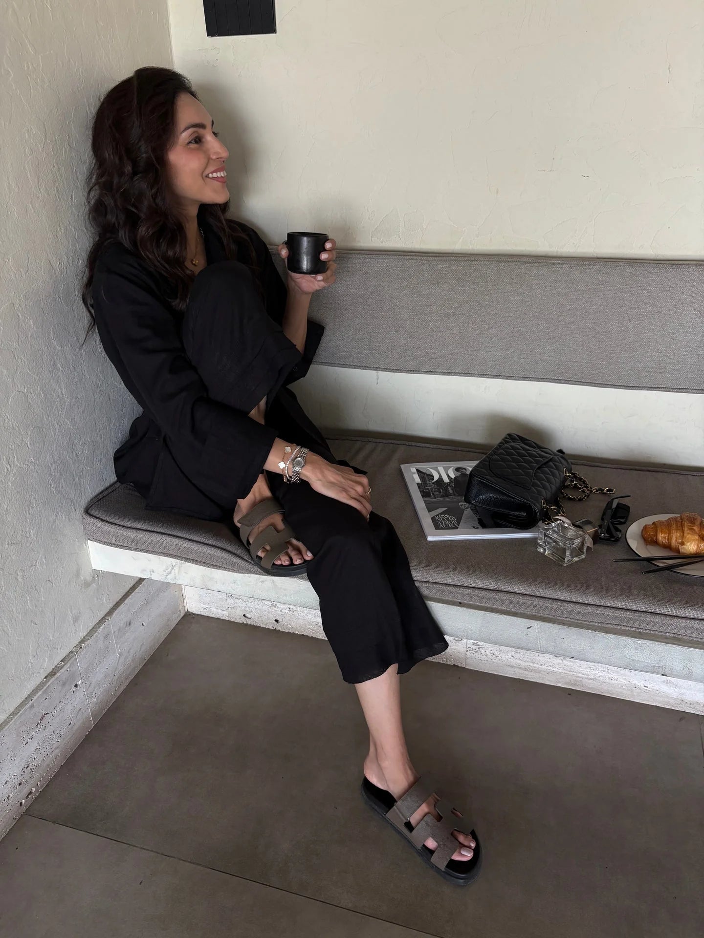 Sak Atelier Black Linen Willow Set