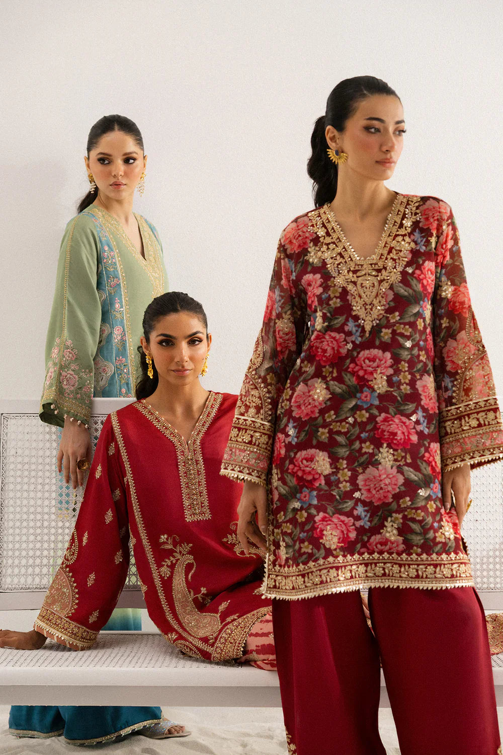 Ethnc Boutique '25 - EMBROIDERED SUIT - E0815/104/416