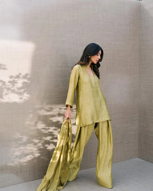 The Raha Set - Olive | Nadia Khan