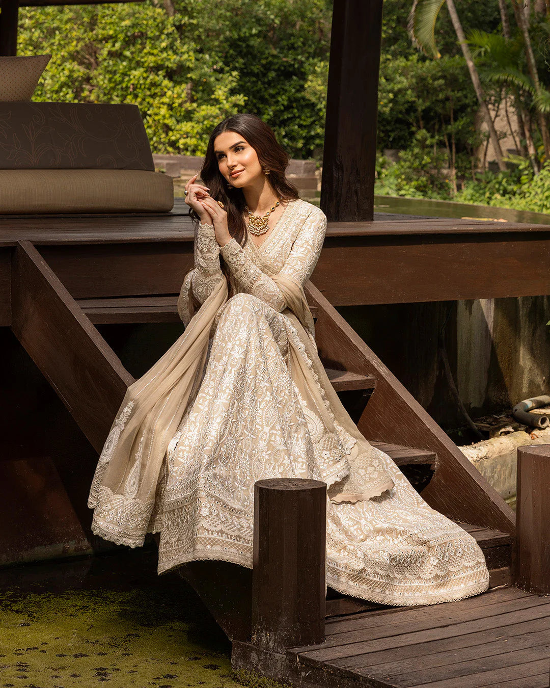Faiza Saqlain Zinnia Luxury Lawn '25 - Ilima