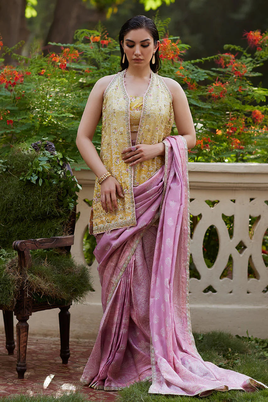 Iqala Saree, Blouse And Jacket
