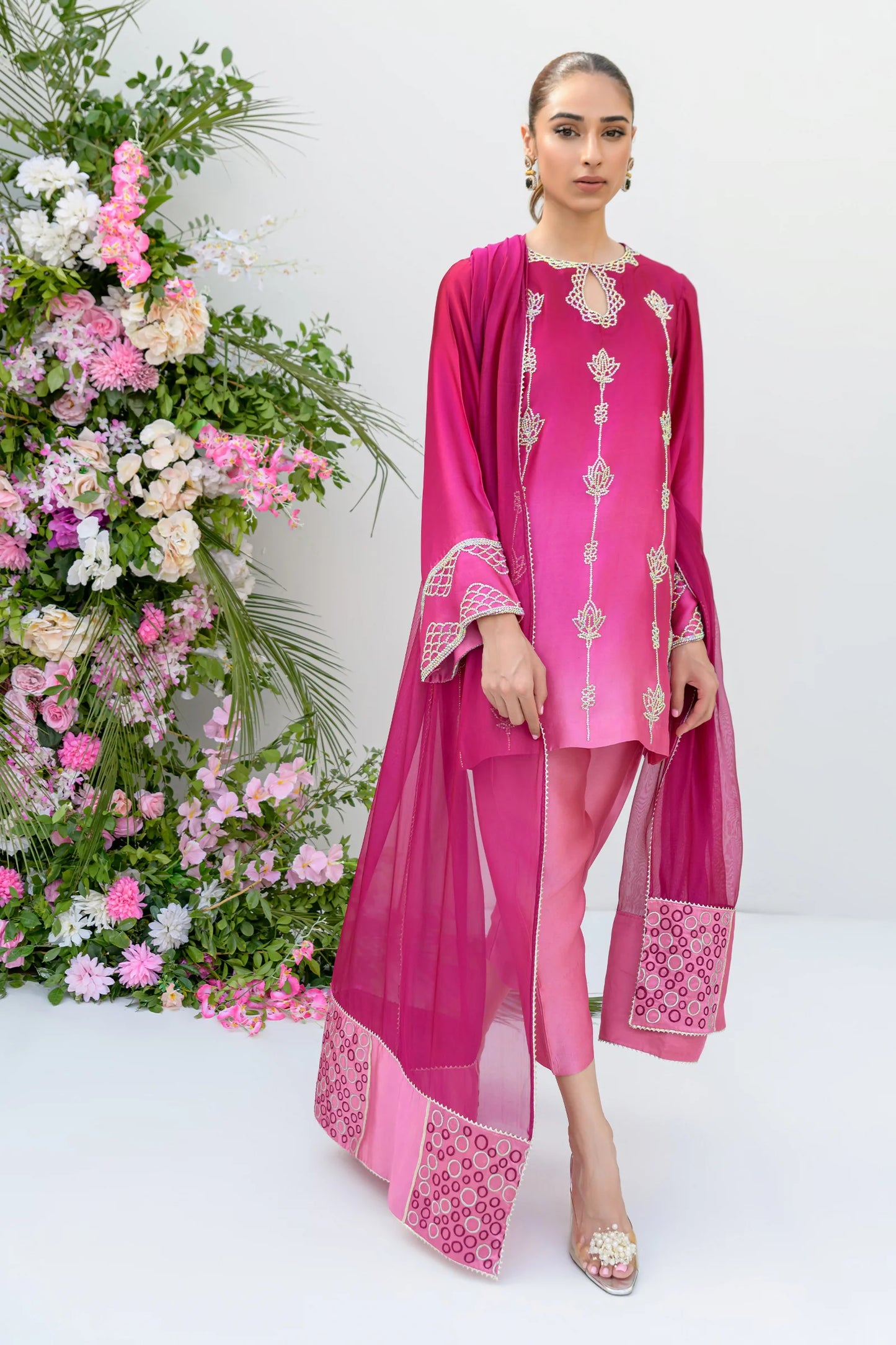 Flairs Studio Freya, Festive Wear'24 - Shades of Pink