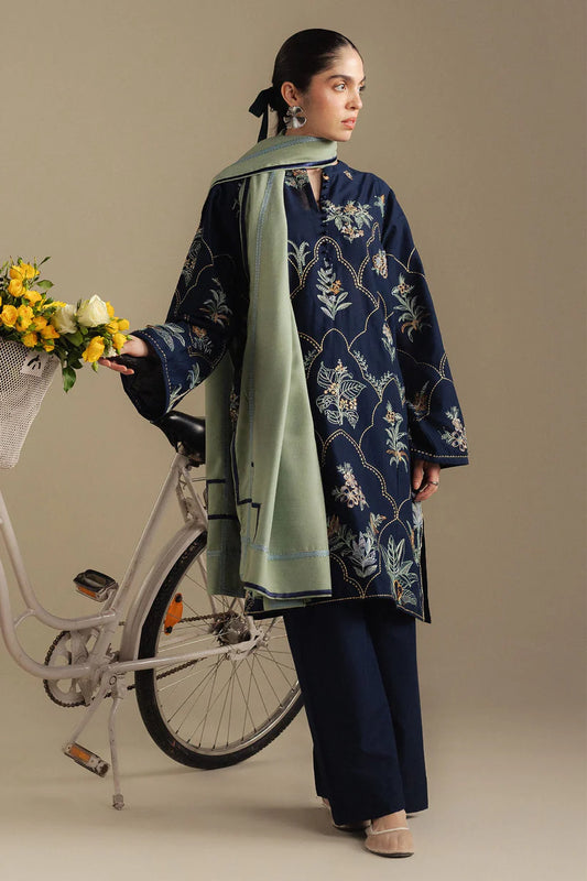 AMBER-1B | Coco Winter Unstitched’25 | Zara Shahjahan