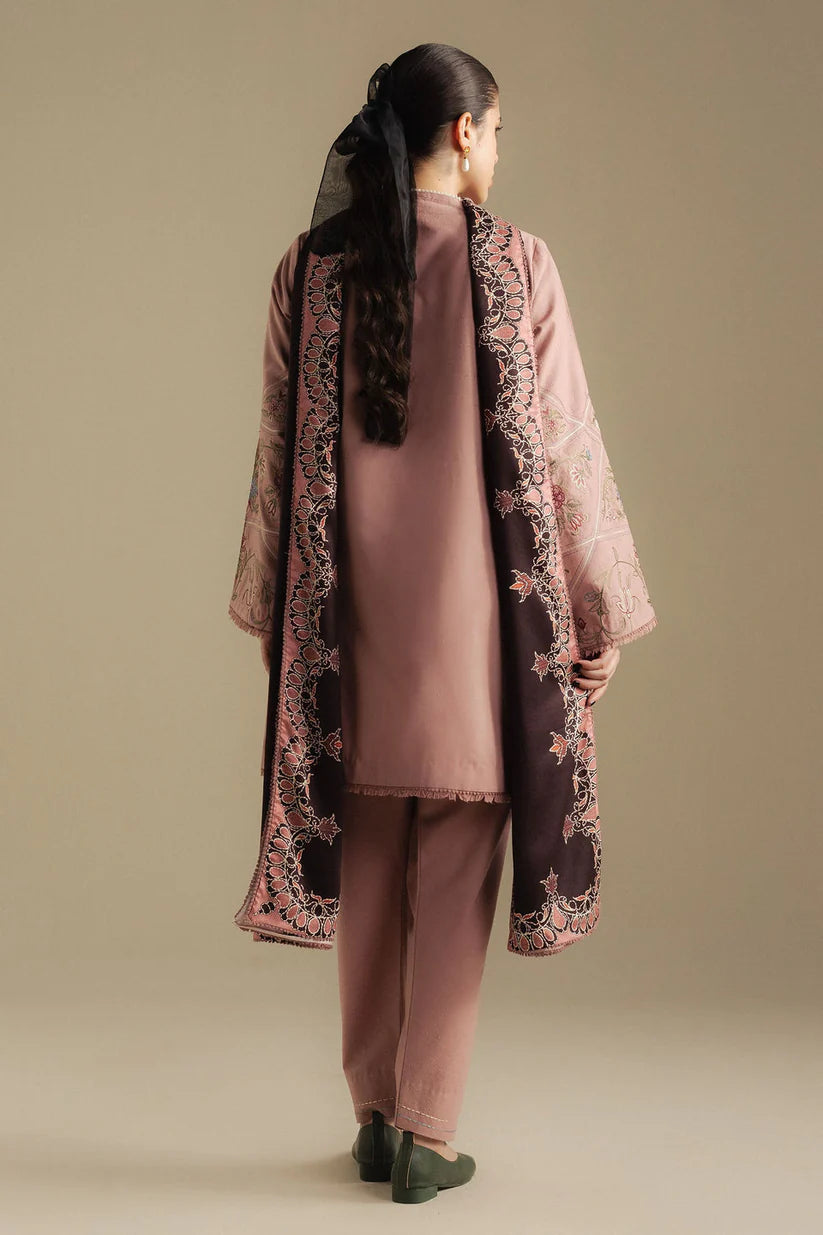 CORAL-4A | Coco Winter Unstitched’25 | Zara Shahjahan