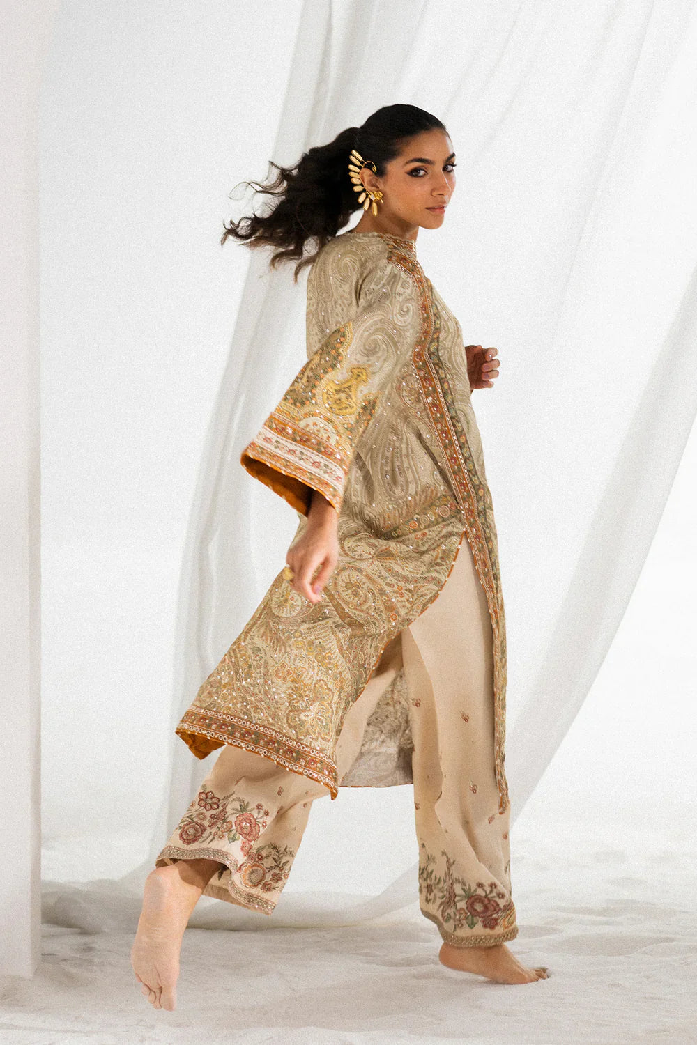 Ethnc Boutique '25 - EMBROIDERED SUIT - E0810/104/112