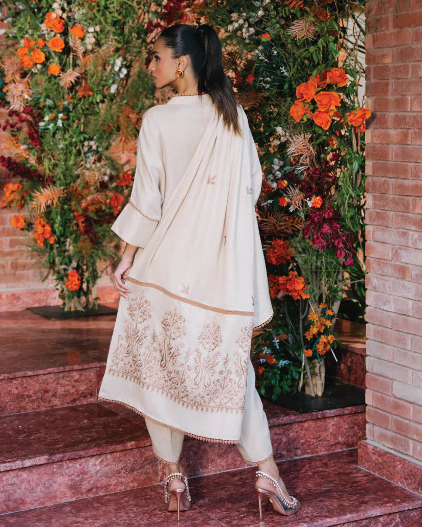Nia Mia Pashmina/Velvets'24 - Pashmina Creme