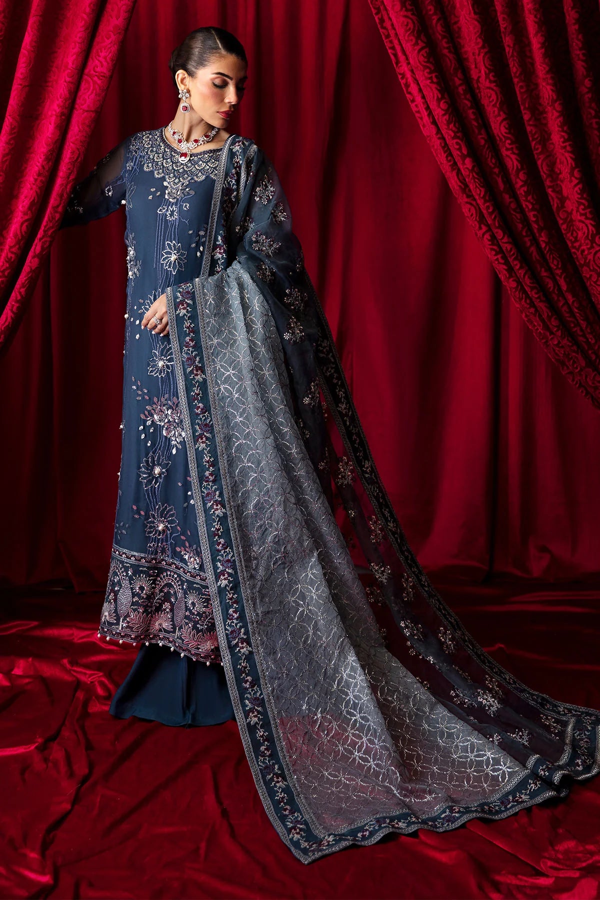 Elanora By Nureh Embroidered Chiffon 2024 Vol 2 | NEL-52