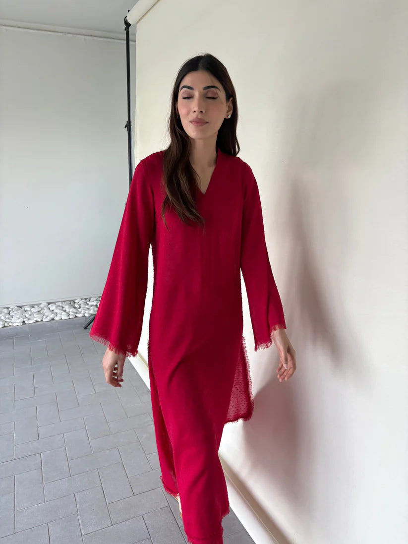 RED DHAAGA SET | Sak Atelier