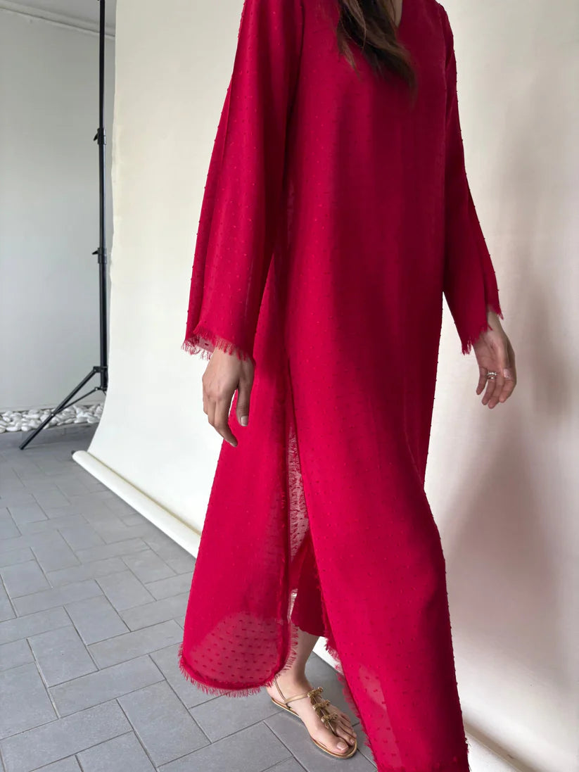 RED DHAAGA SET | Sak Atelier