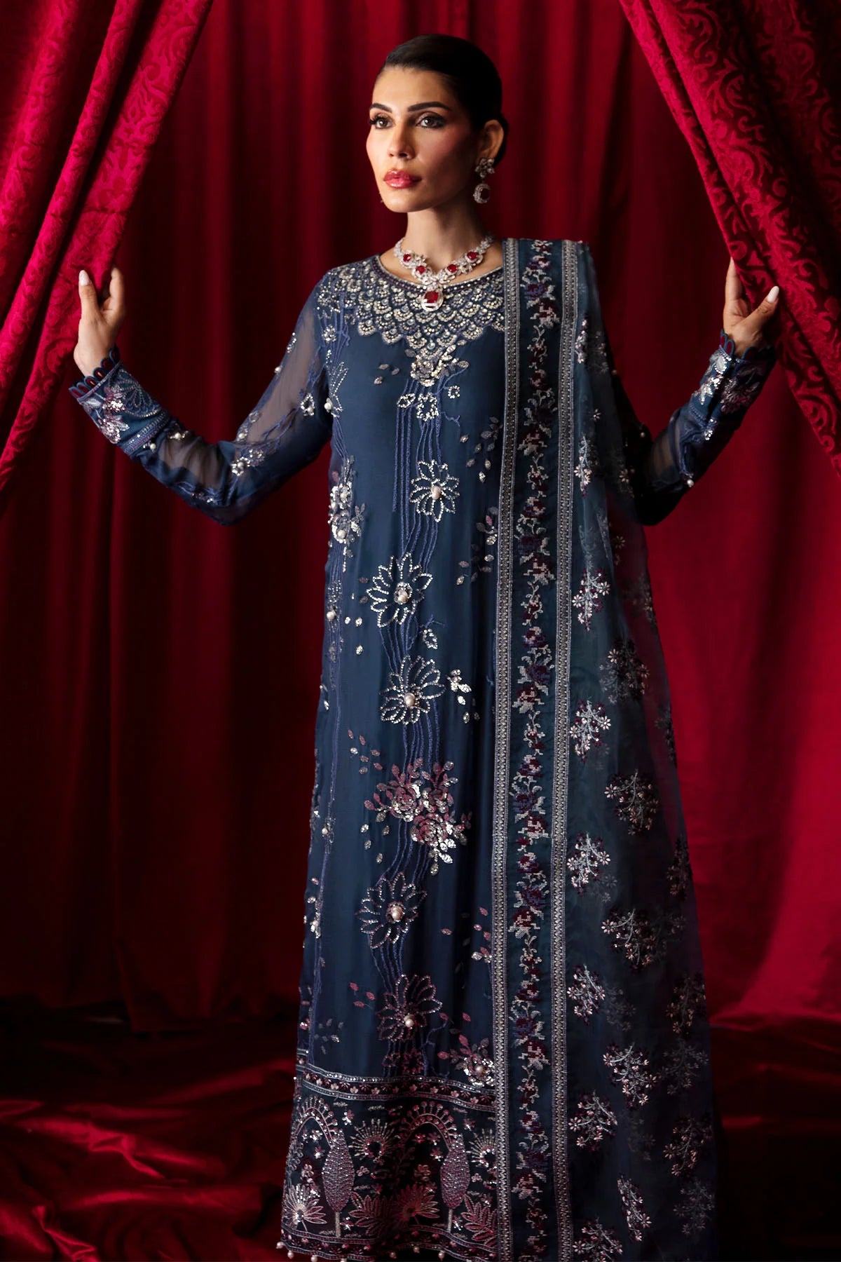 Elanora By Nureh Embroidered Chiffon 2024 Vol 2 | NEL-52