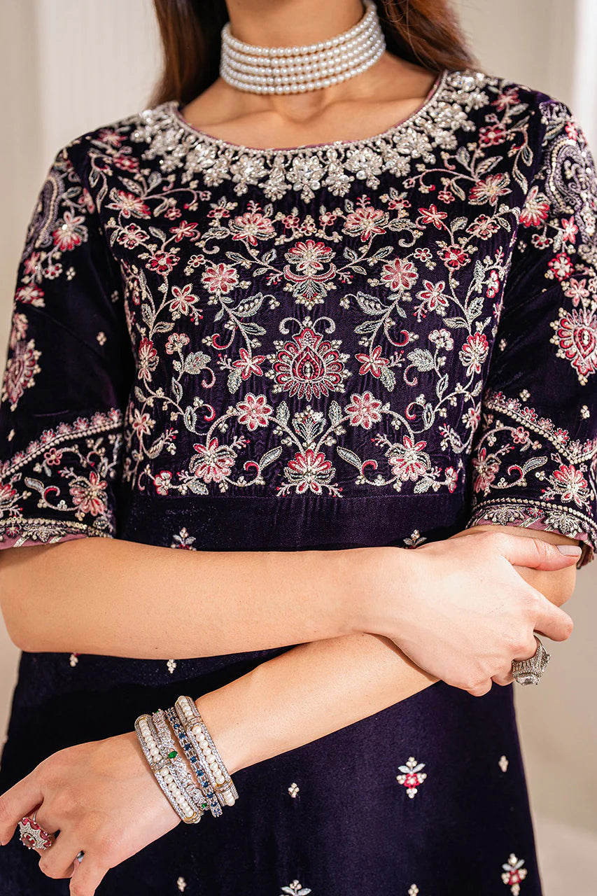 EMBROIDERED VELVET UF-750