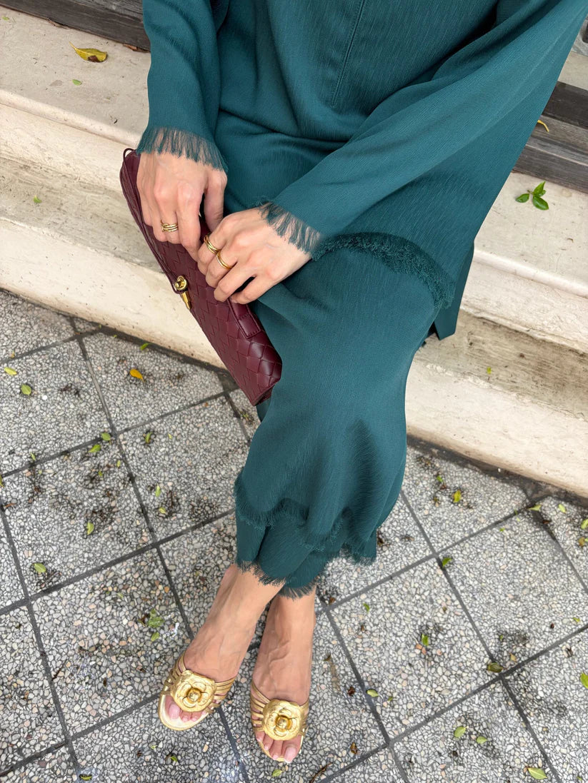 BOTTLE GREEN CARLO SET | Sak Atelier