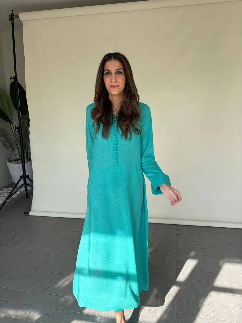 CYAN CARSON SET | Sak Atelier