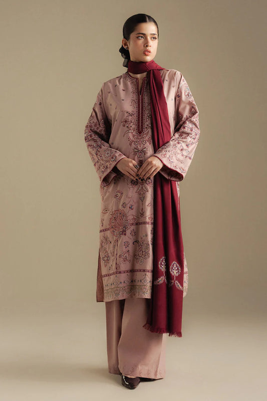 BLOOM-6A | Coco Winter Unstitched’25 | Zara Shahjahan