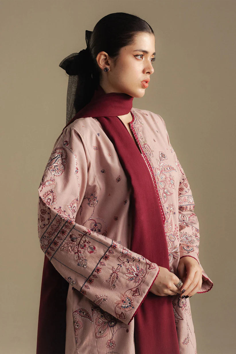 BLOOM-6A | Coco Winter Unstitched’25 | Zara Shahjahan