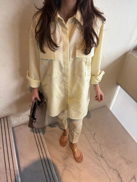 Sak Atelier Lemon Capri Set