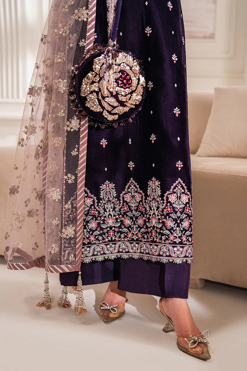 EMBROIDERED VELVET UF-750