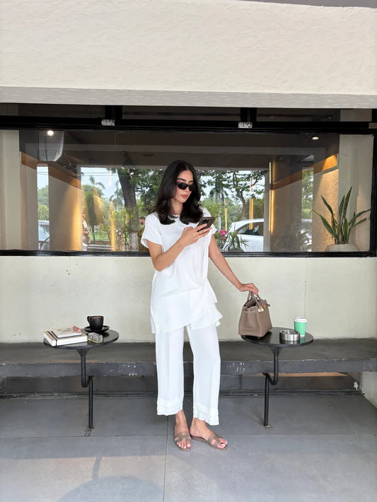 WHITE MAISIE SET | Sak Atelier