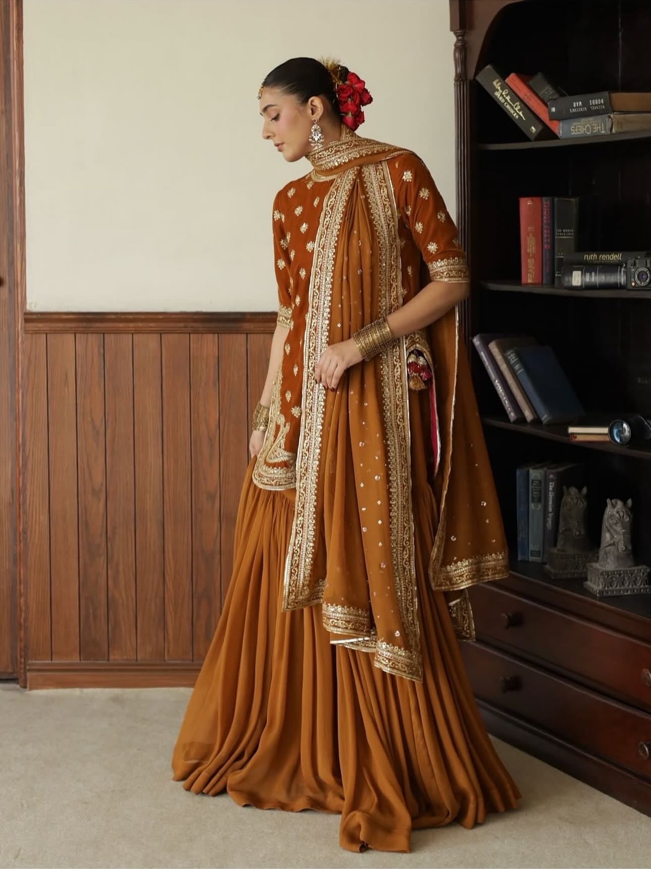 BURNT SIENNA OUTFIT | BASHAASH’25 | DYOT