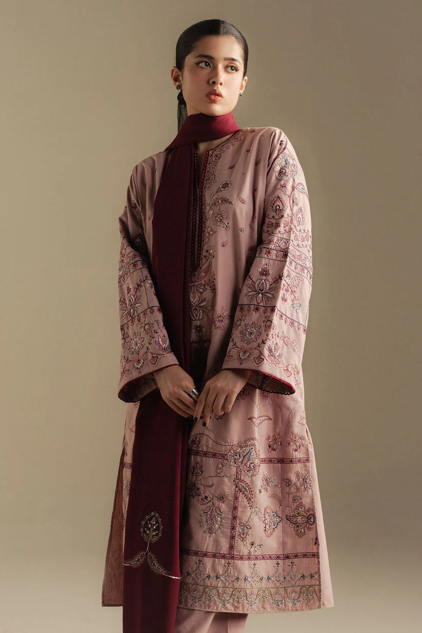BLOOM-6A | Coco Winter Unstitched’25 | Zara Shahjahan