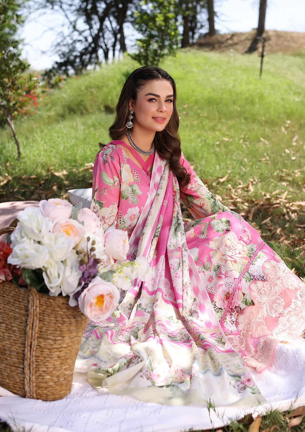 Elaf Chikankari Lawn 2024 | ECK-03B