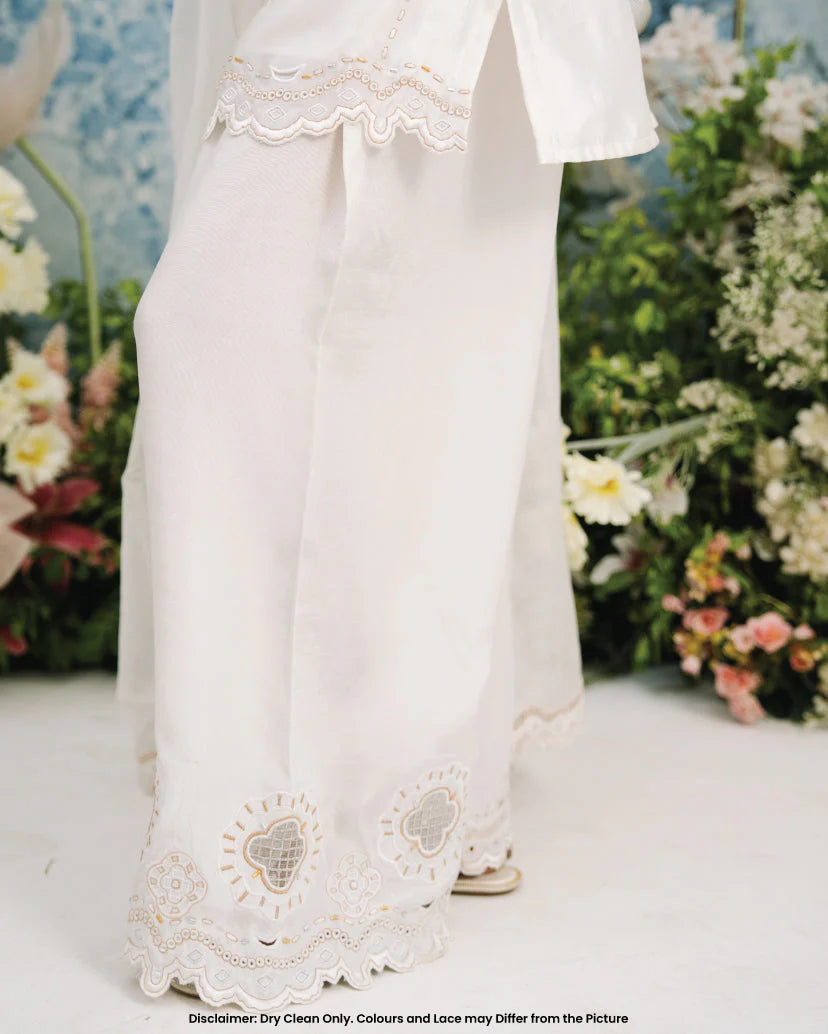 Nia Mia Eid Edit '25 - White Farshi