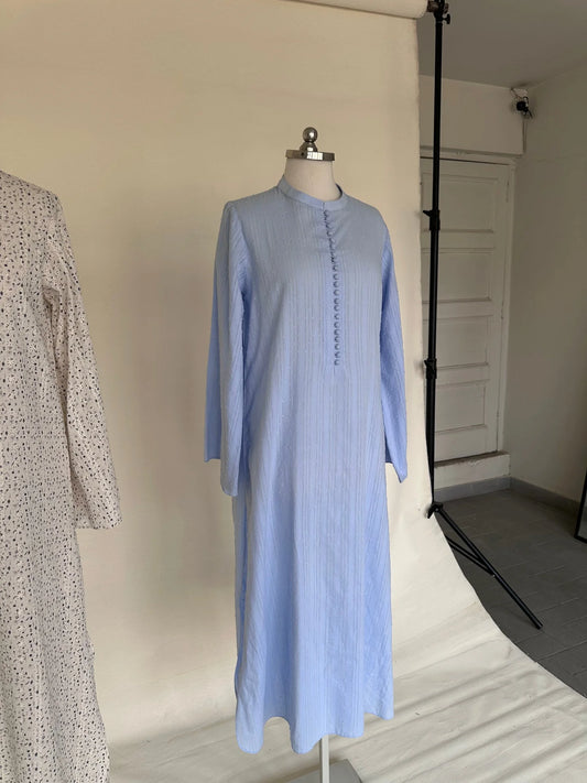 Sak Atelier Powder Blue Broshey Ellie Tunic
