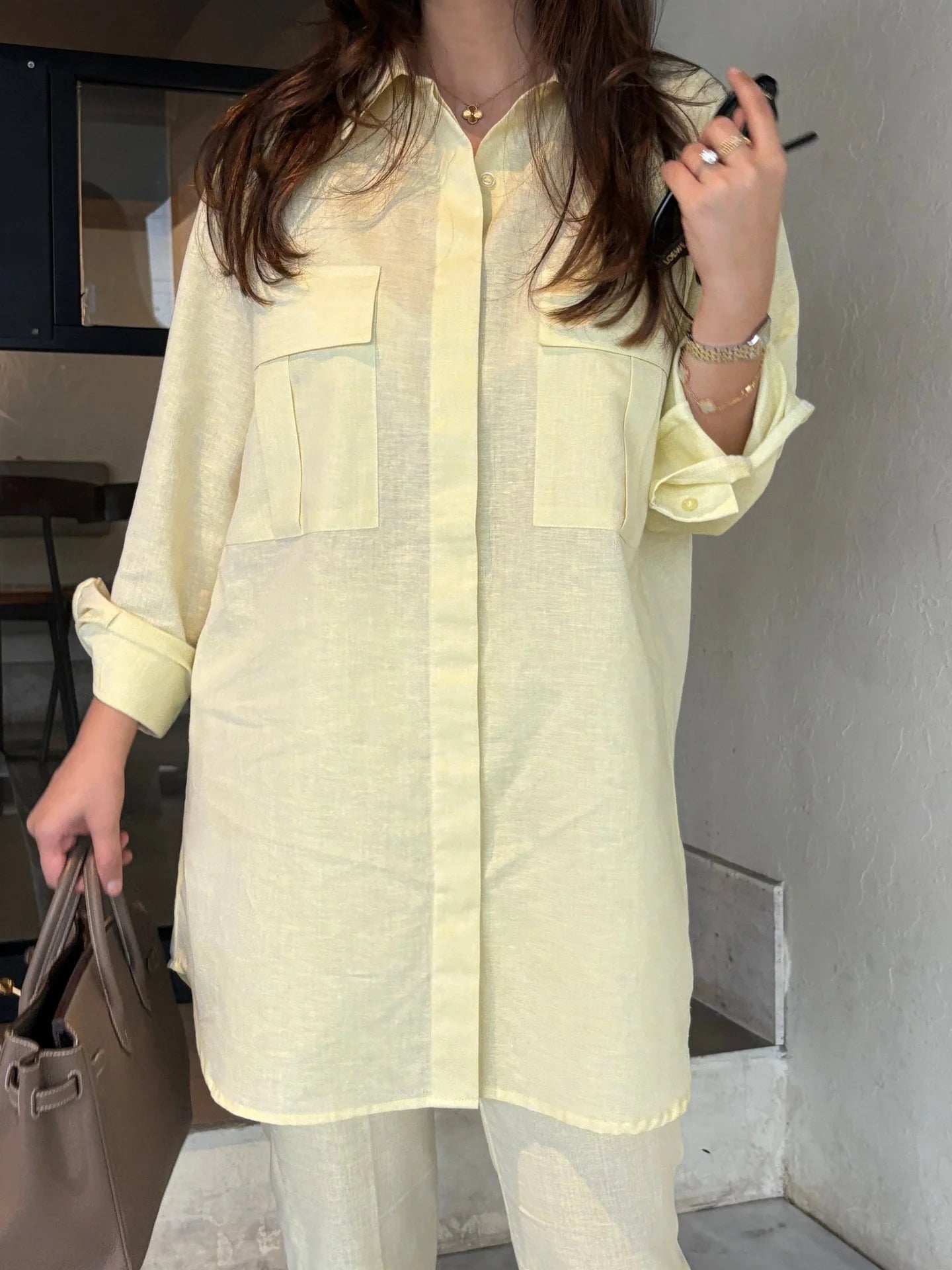 Sak Atelier Lemon Capri Set