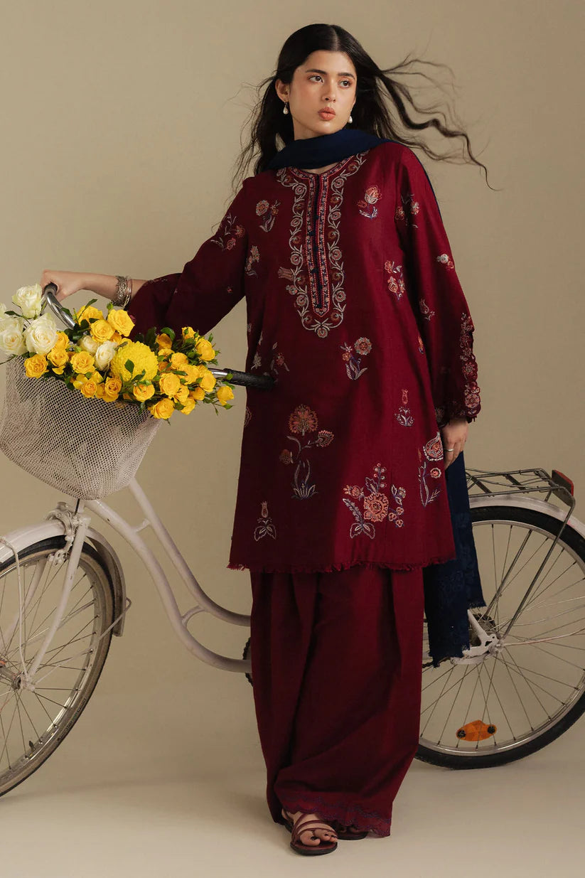 DAWN-5B | Coco Winter Unstitched’25 | Zara Shahjahan
