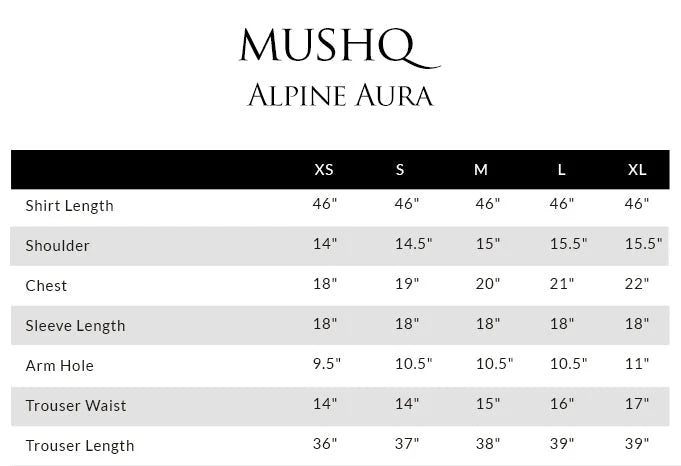Mushq Wisteria Winters Basic Pret '24 - Alpine Aura