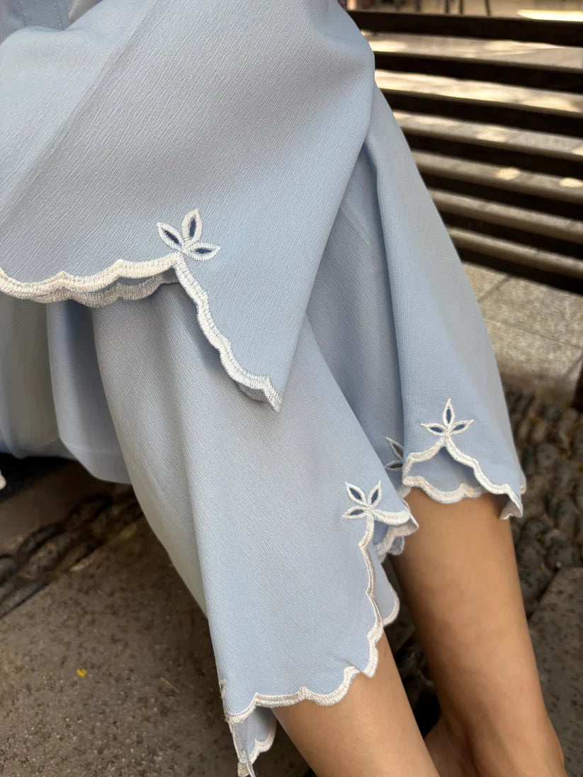 POWDER BLUE DAHLIA SET | Sak Atelier