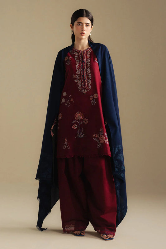 DAWN-5B | Coco Winter Unstitched’25 | Zara Shahjahan