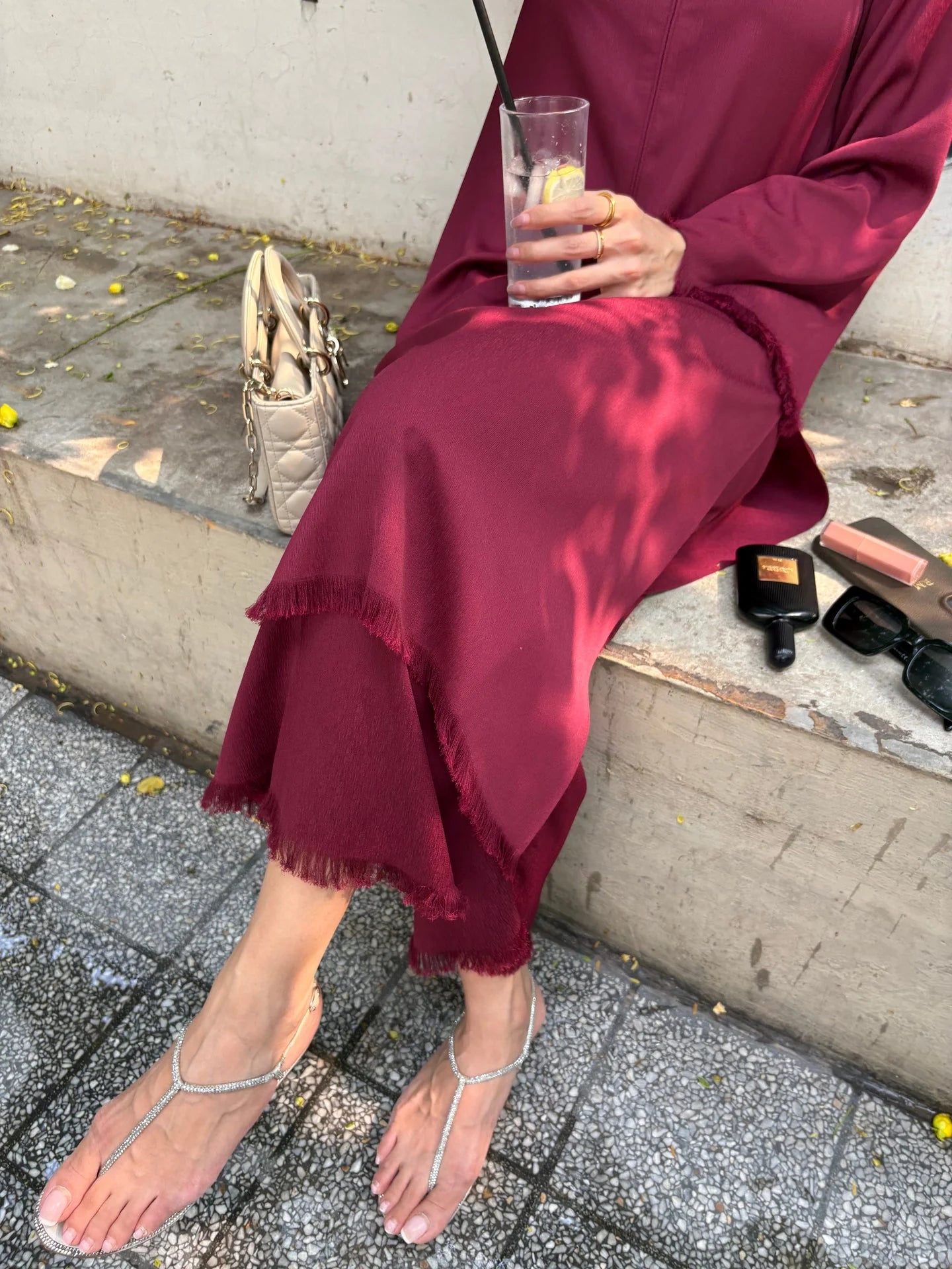 Sak Atelier Burgundy Carlo Set