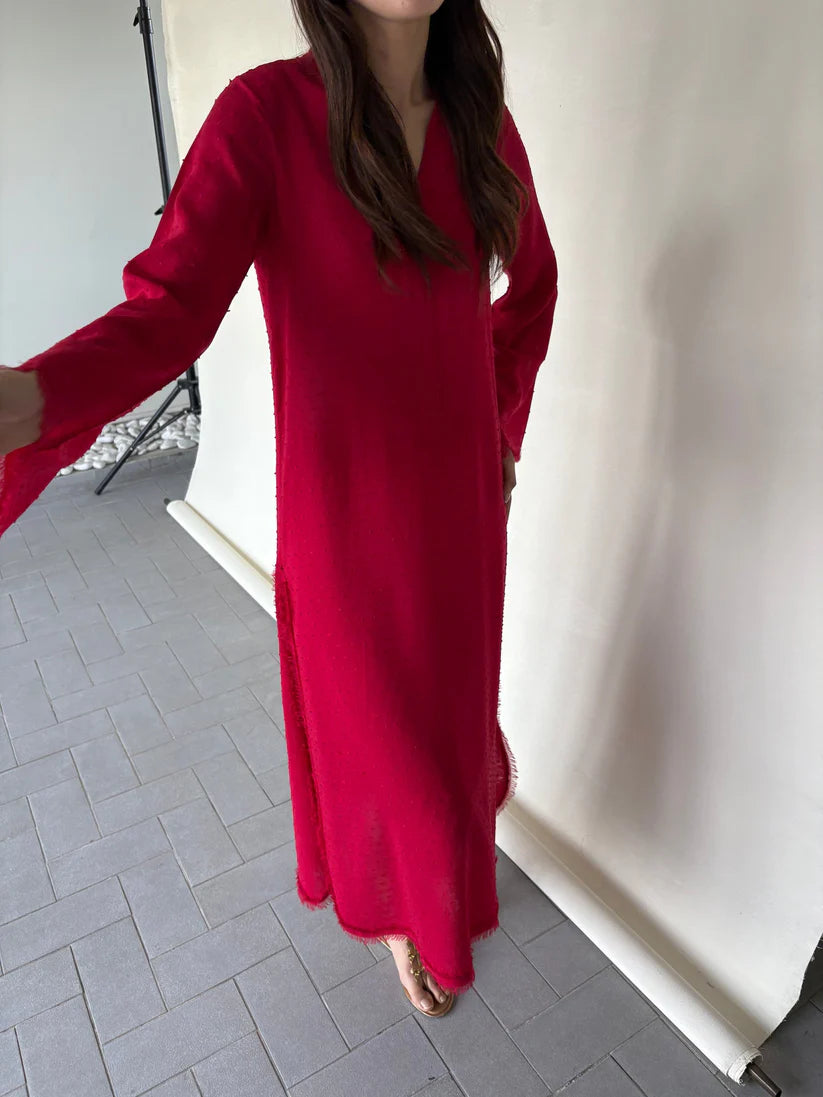 RED DHAAGA SET | Sak Atelier