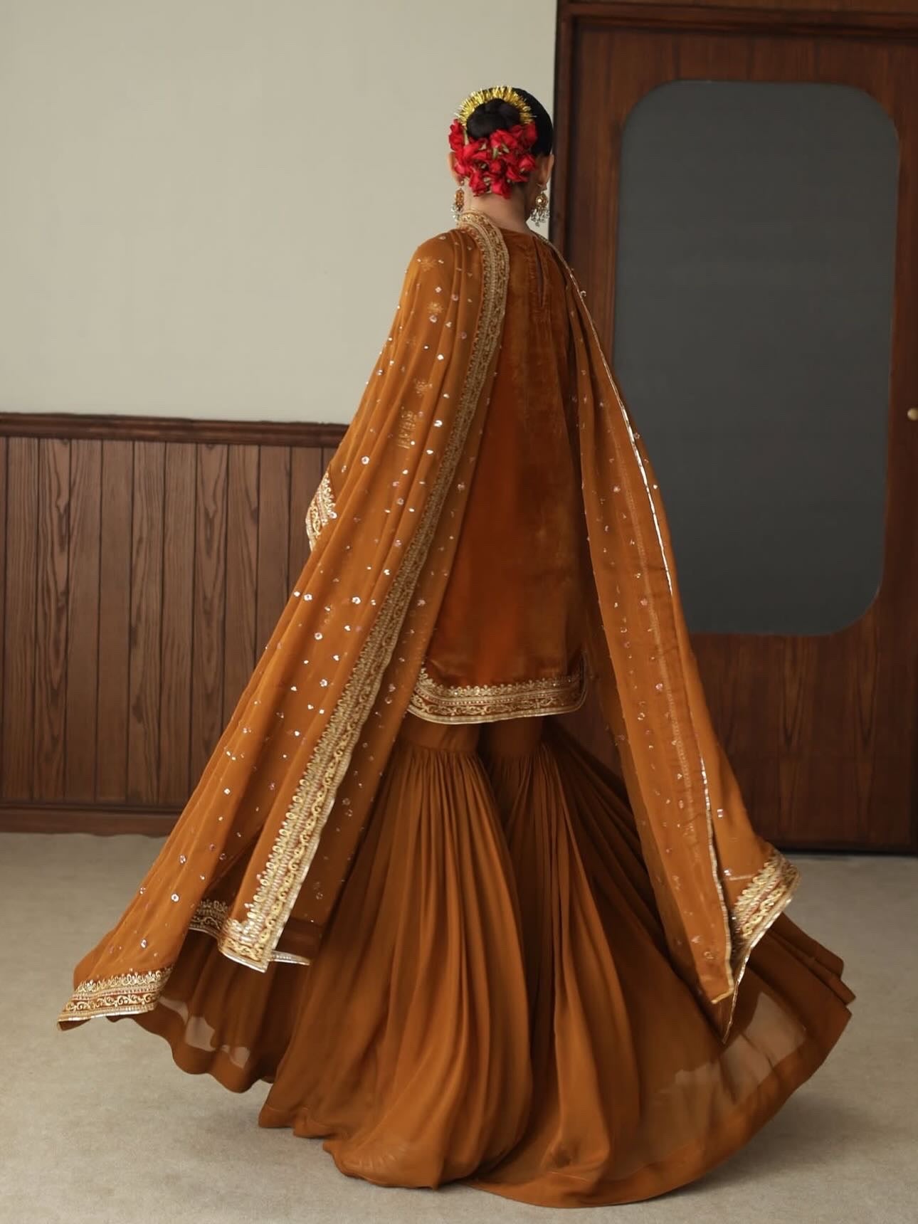 BURNT SIENNA OUTFIT | BASHAASH’25 | DYOT