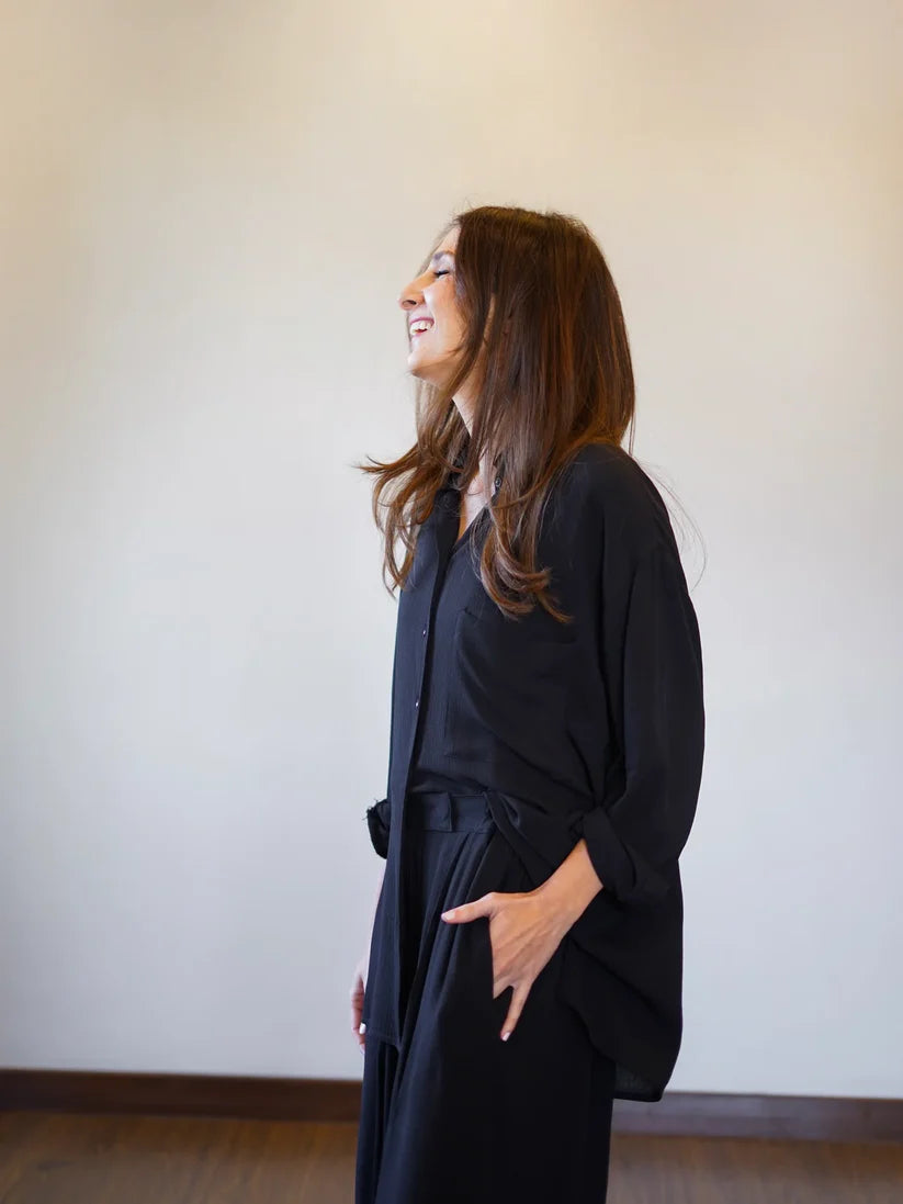 CALIE CO-ORD IN BLACK | Sak Atelier