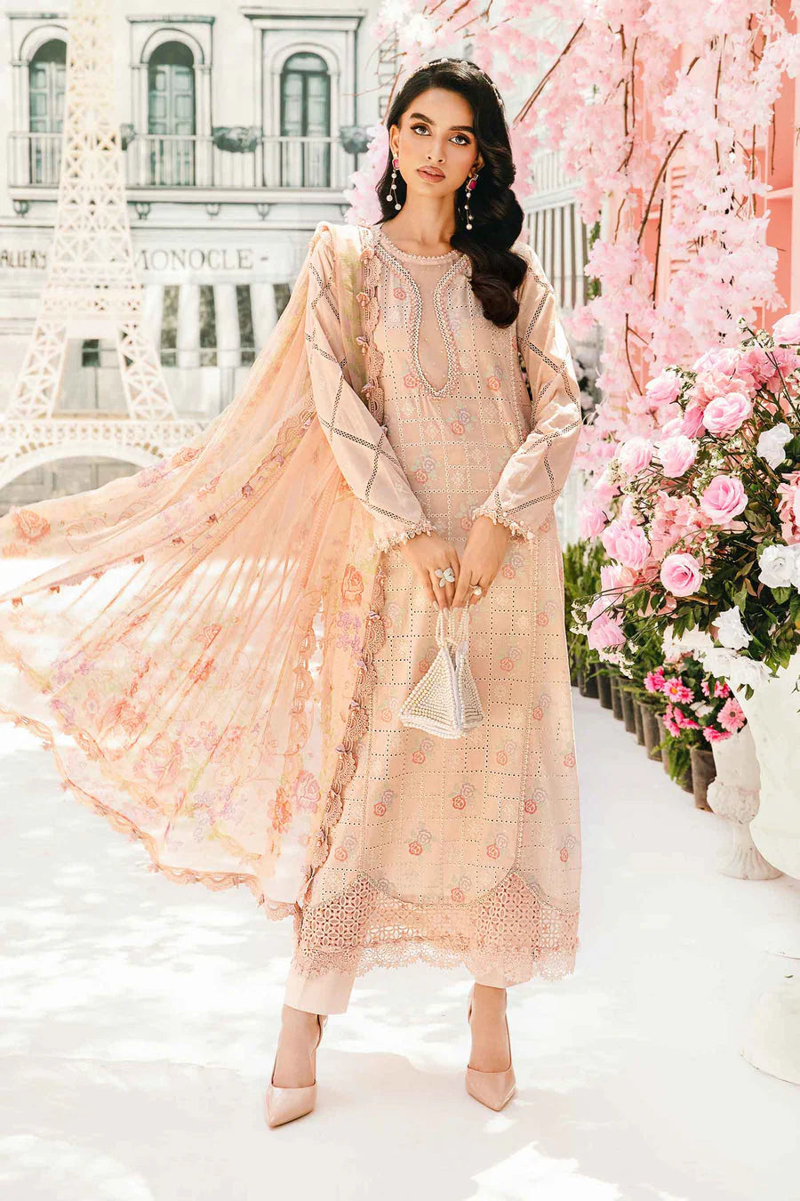 Maria.B Unstitched Mprints '25 - MPT-2601-A