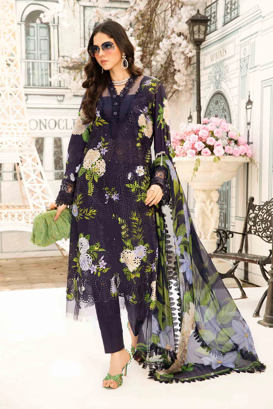 Maria.B Unstitched Mprints '25 - MPT-2602-B